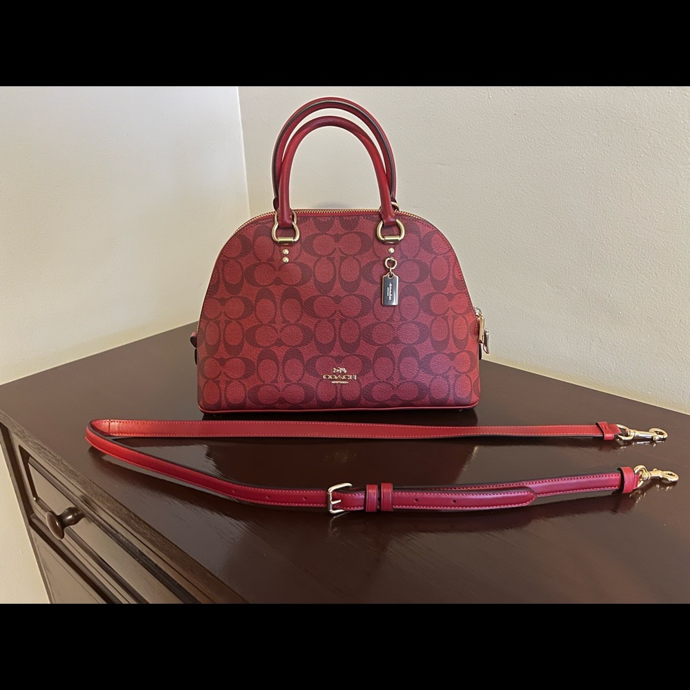 Red Coach Katy Satchel